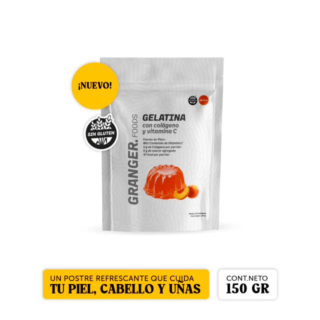 GELATINA CON COLAGENO DURAZNO x150g
